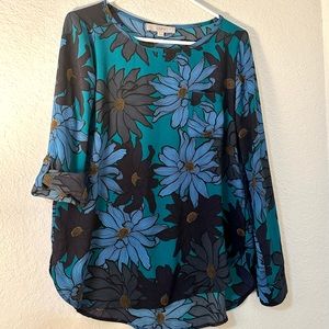 Loft long sleeve blouse small